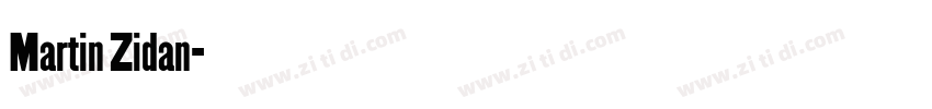 Martin Zidan字体转换